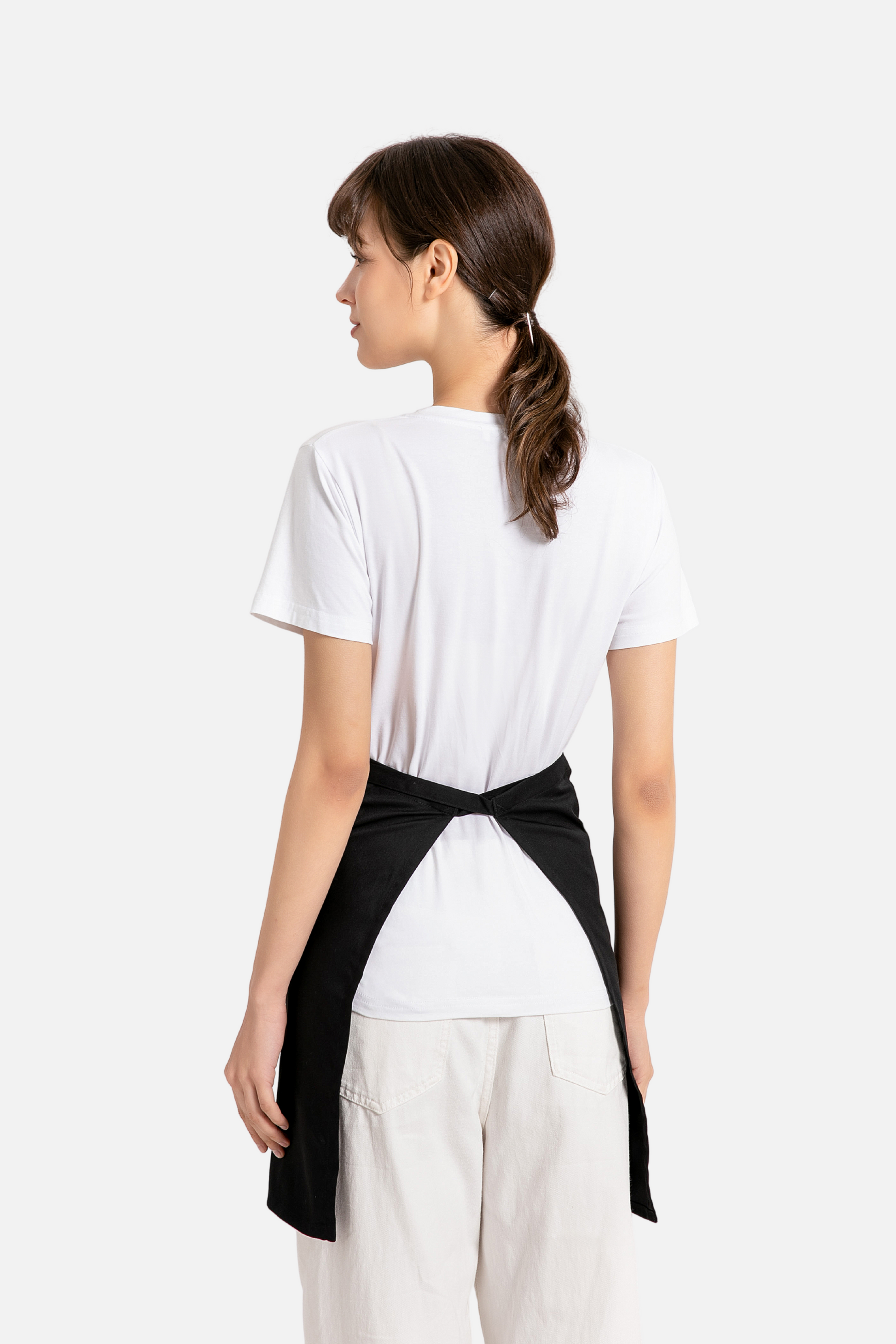 Kai Black Half Apron