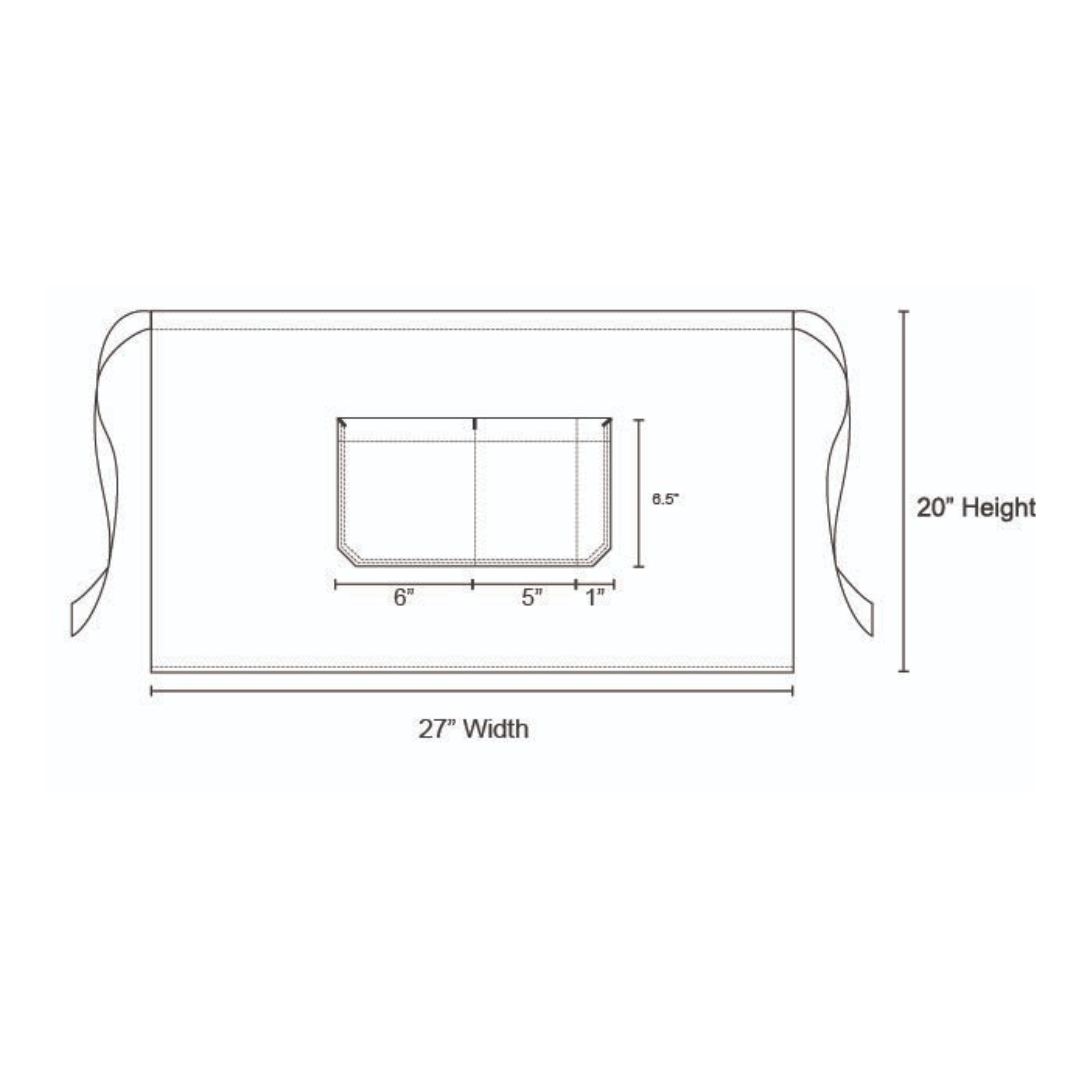 Kai Half Apron Measurement