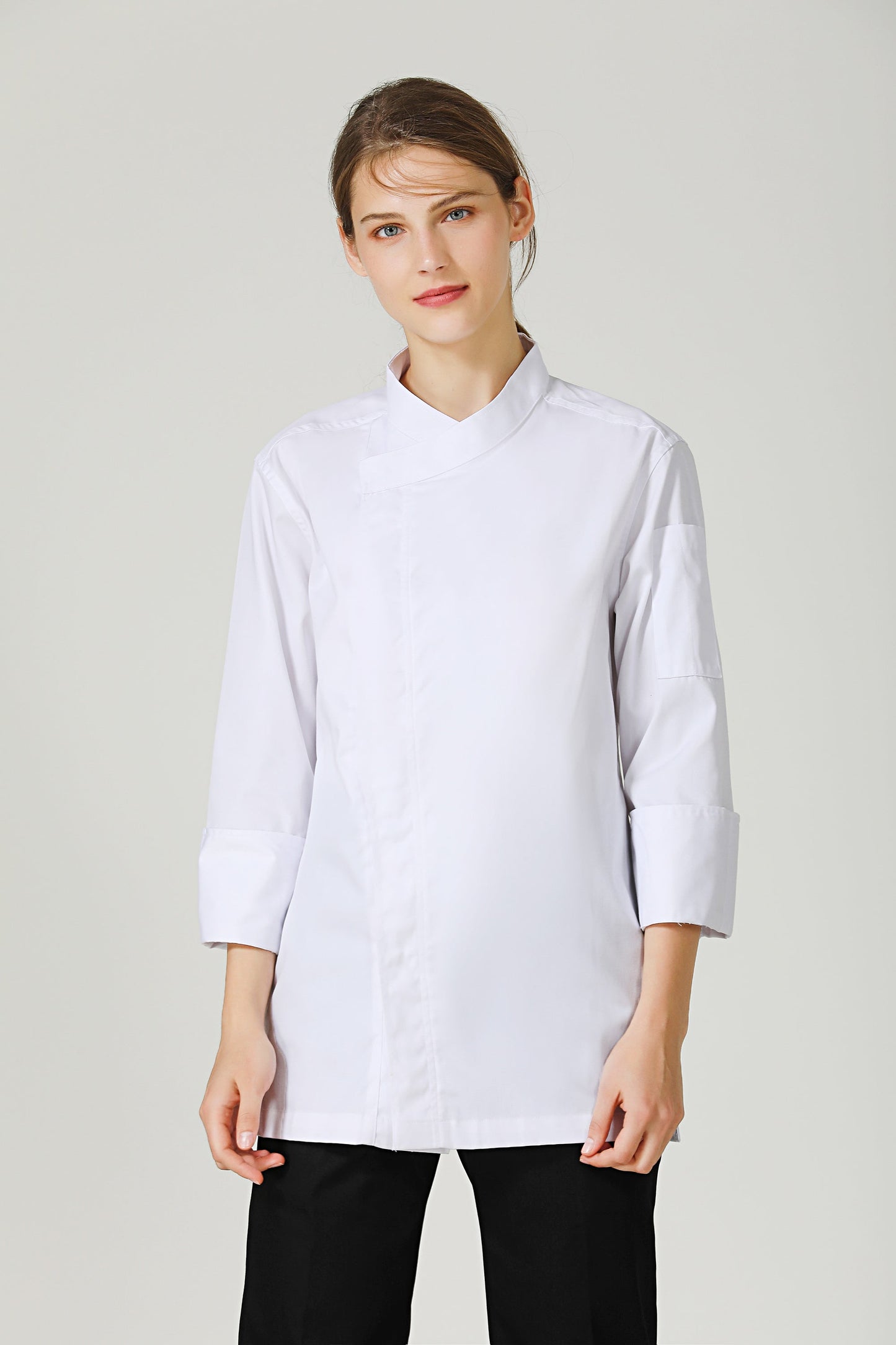 Thyme White Chef Jacket, Long Sleeve - GreenChef Sdn. Bhd.