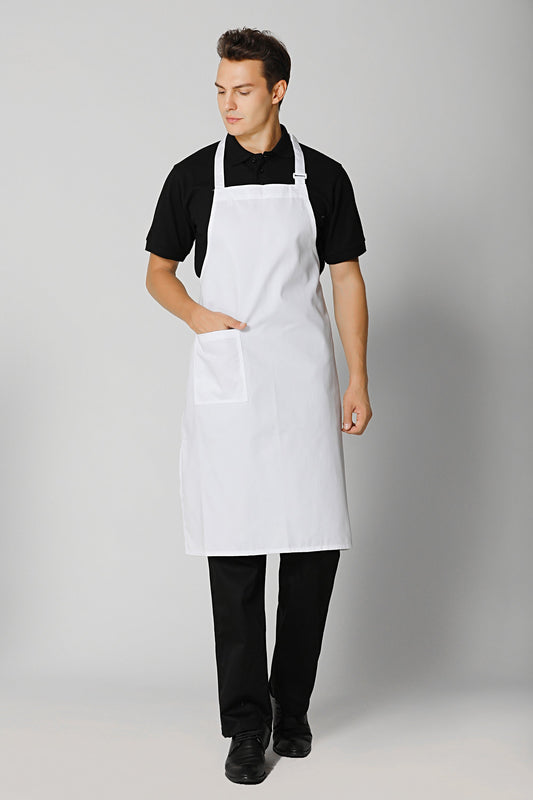 White Bib Apron - GreenChef Sdn. Bhd.